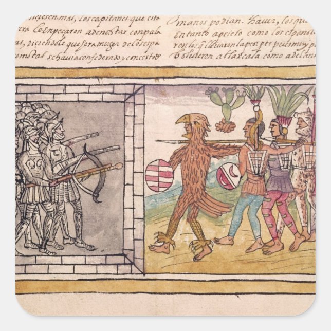 Codex Duran Square Sticker (Front)