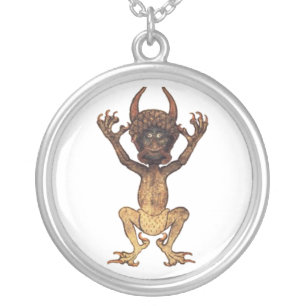 Codex Gigas Silver Plated Necklace