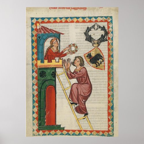 Codex Maness _ Graf Kraft von Toggenburg Poster