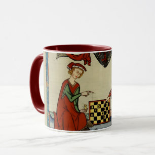 Codex Manesse Medieval Chess Players Mug