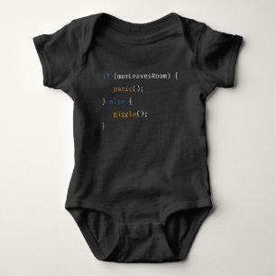 Coding Baby Funny Programmer And Developer Code Bodysuit