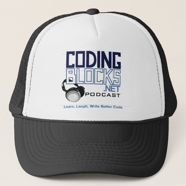 Coding Blocks Trucker Hat (Front)