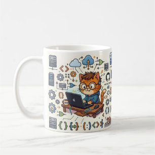 Coding Cat Developer Mug
