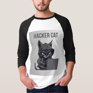 Coding Cat: Whiskers and Bytes T-Shirt