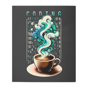 Coding & Coffee: Tech Enthusiast's Dream Art
