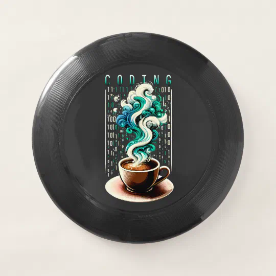 Coding &amp; Coffee: Tech Enthusiast's Dream Art Wham-O Frisbee