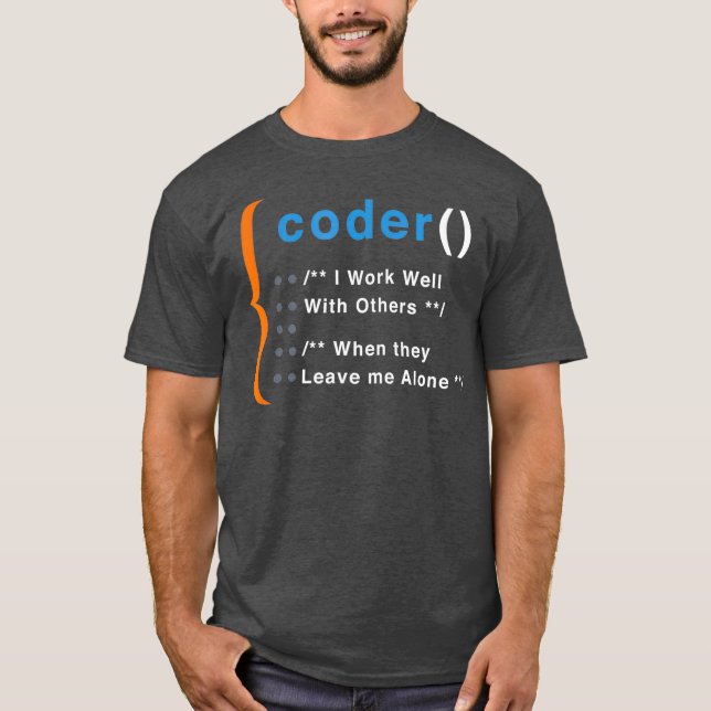 Coding Computer Programming Gift T-Shirt (Front)