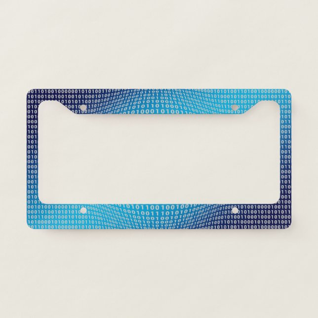 Coding (Cyber World) License Plate Frame (Front)