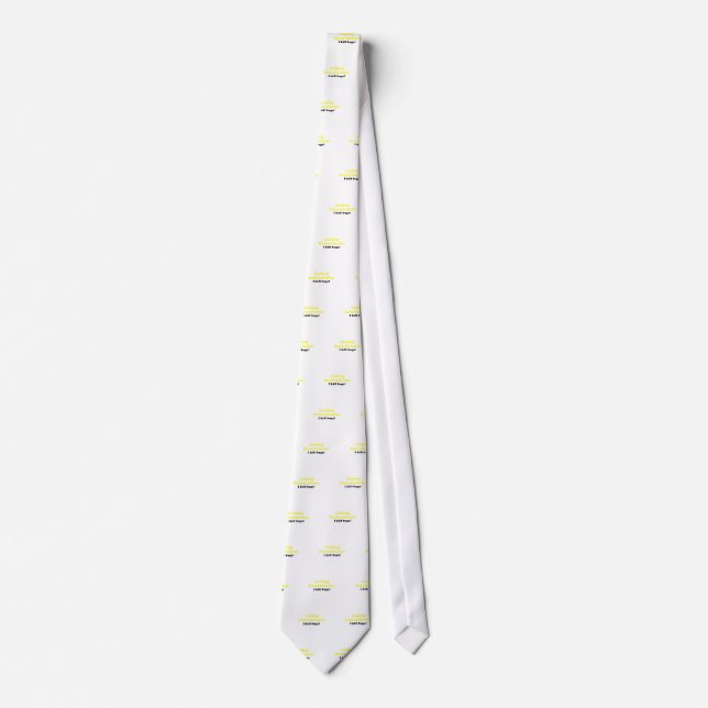 Coding Exterminator I Kill Bugs Neck Tie (Front)