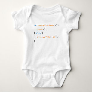 Coding Funny Baby Mom Code Bodysuit