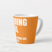 Coding Girl Definition Noun Software Developer Latte Mug (Right Angle)