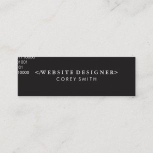 Coding Mini Business Card