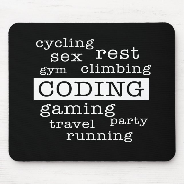 Coding Mouse Pad (Front)