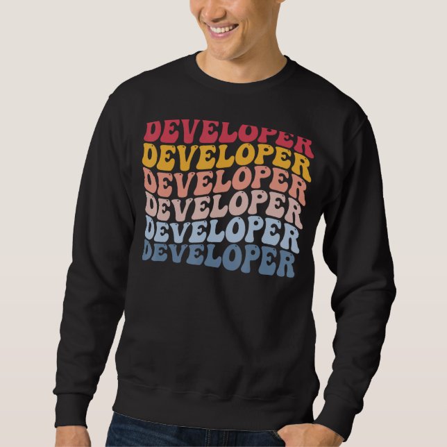Coding Programming Coder Programmer Developer Sweatshirt (Front)