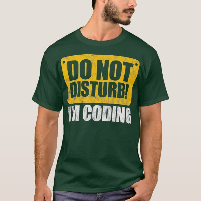 Coding Programming Computer Programmer Coder T-Shirt (Front)