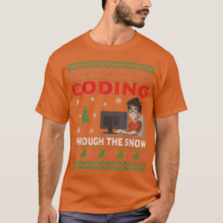 Coding Through The Snow Coder Programmer Sweater G