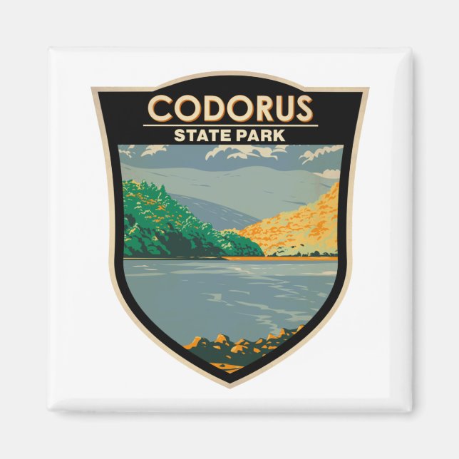 Codorus State Park Pennsylvania Badge Magnet (Front)