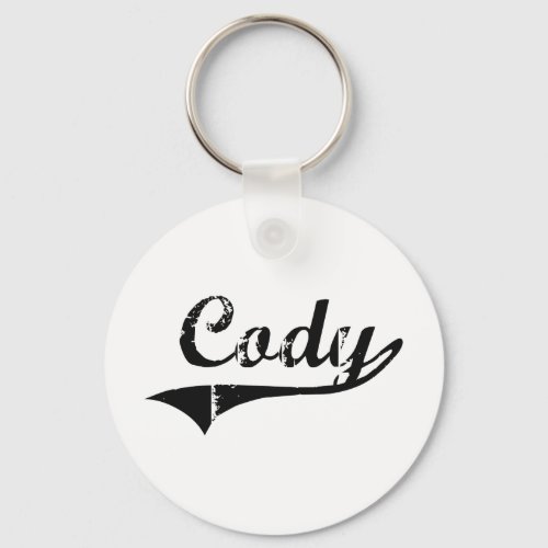 Cody Classic Style Name Keychain