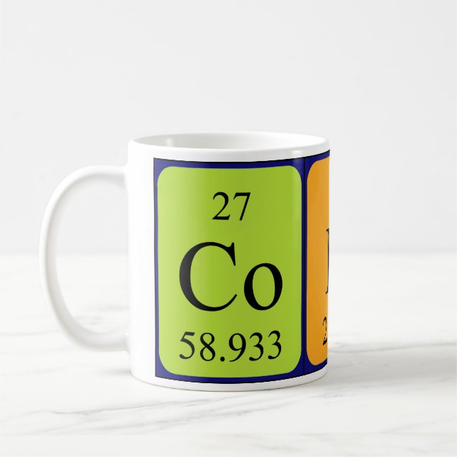 Cody periodic table name mug (Left)