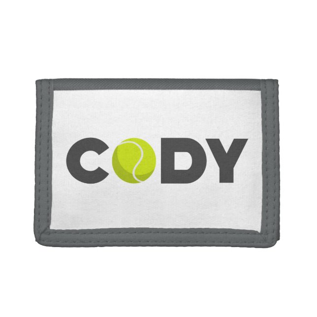 Cody Tennis Trifold Wallet (Front)