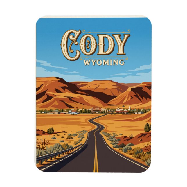 Cody USA Magnet (Vertical)