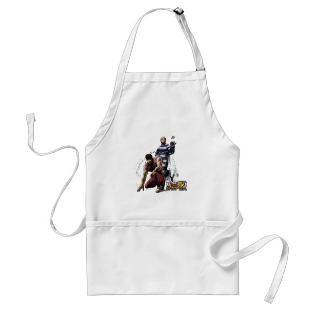 Cody Vs. Guy Adult Apron (Front)