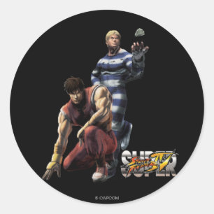 Cody Vs. Guy Classic Round Sticker