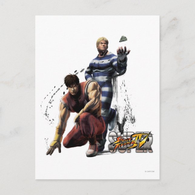 Cody Vs. Guy Postcard (Front)