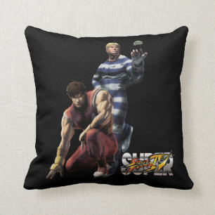 Cody Vs. Guy Throw Pillow
