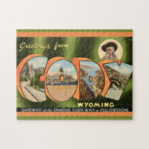 Cody Wyoming 11x14 Postcard Jigsaw Puzzle