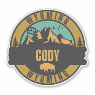 Cody, Wyoming Sticker