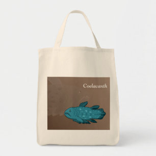 Coelacanth- Ancient Lobe-Finned Fish Tote Bag