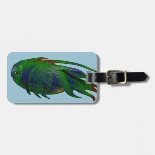 Coelacanth Fossil replica Luggage Tag