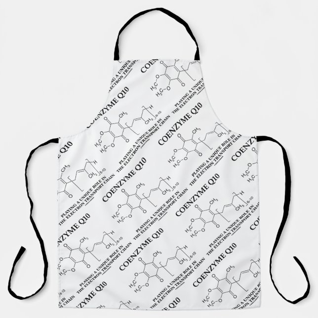 Coenzyme Q10 Unique Role Electron Transport Chain Apron (Front)