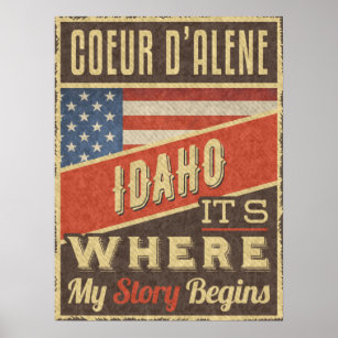 Coeur d’Alene Idaho Poster