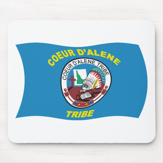 Coeur d'Alene Flag Mousepad (Front)