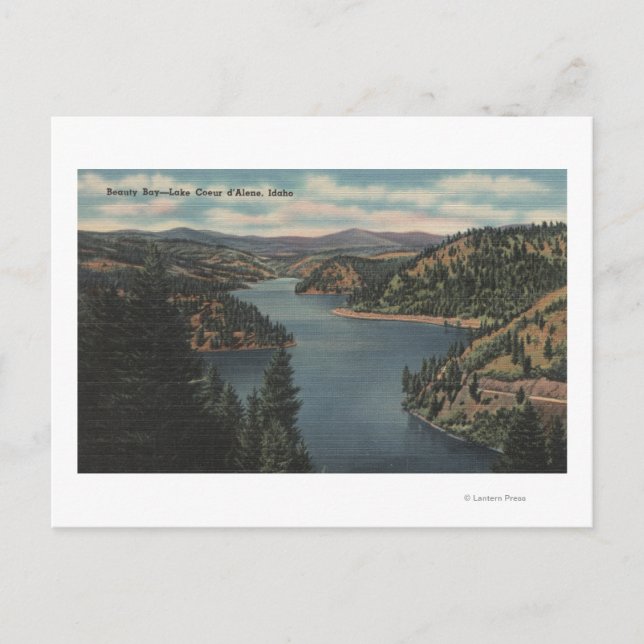 Coeur d'Alene, ID - View of Beauty Bay Postcard (Front)