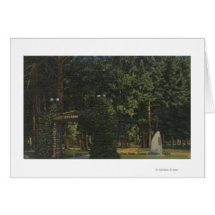 Coeur d'Alene, ID - View of City Park Cards