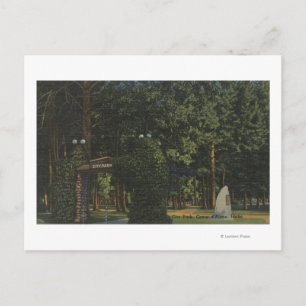 Coeur d'Alene, ID - View of City Park Postcard