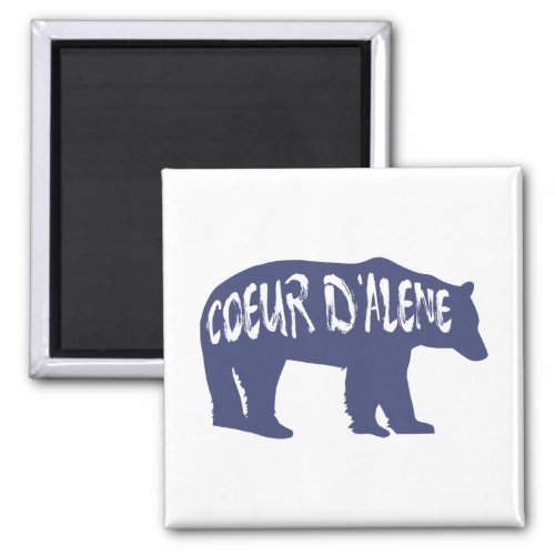 Coeur dAlene Idaho Bear Magnet