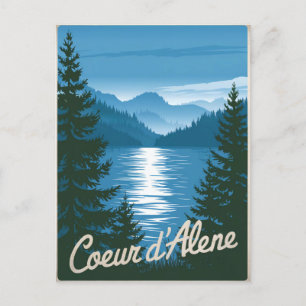 Coeur d'Alene Idaho Postcard