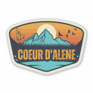 Coeur d'Alene, Idaho Sticker