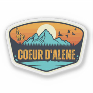 Coeur d'Alene, Idaho Sticker