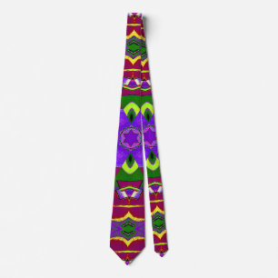 Cœurs kaléidoscope - Hearts painting kaleidoscope Neck Tie