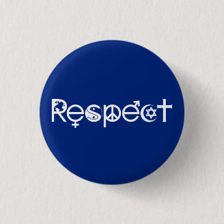 Coexist with Respect - Peace Kindness & Tolerance Button
