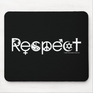 Coexist with Respect - Peace Kindness & Tolerance Mouse Pad