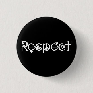 Coexist with Respect - Peace Kindness & Tolerance Pinback Button
