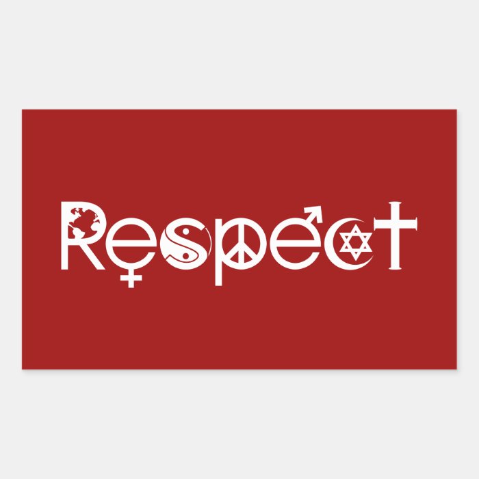 Coexist With Respect Stickers