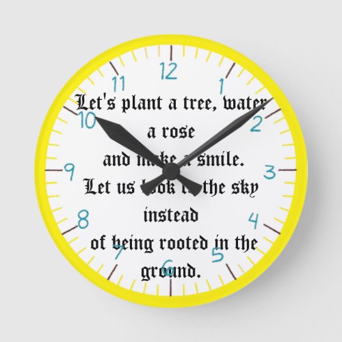 Coexistence Round Clock