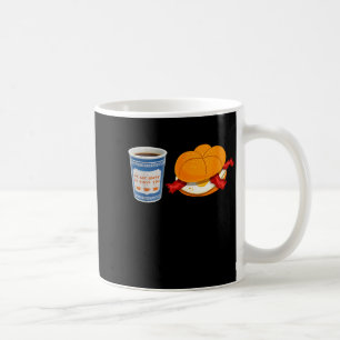 Coffe And Hamburger Bacon Egg Ny Retro Vintage Gra Coffee Mug